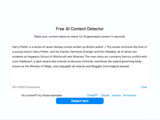 Decopy AI: Decopy AI is a tool that identifies if text is written by a human or AI screenshot