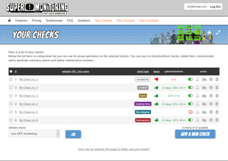 Super Monitoring screenshot