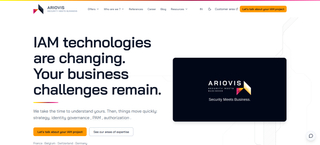 Ariovis - Security meets business screenshot