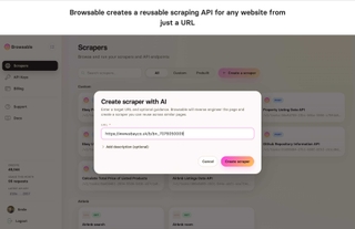 Browsable screenshot