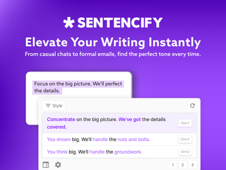 SENTENCIFY: AI Free Paraphrasing Tool screenshot