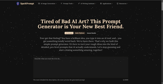 sparkprompt screenshot