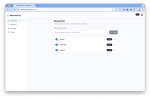 MentionDrop screenshot