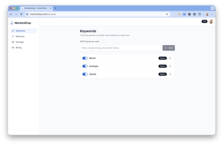 MentionDrop screenshot
