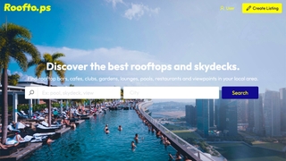 Rooftop and Skydeck Discovery & Review Portal screenshot