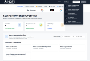 H2Fi - SEO Audit Tool screenshot