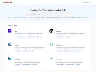 AINovaHub screenshot