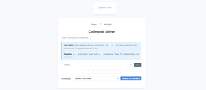 codewordsolver screenshot