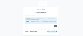 codewordsolver screenshot
