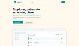 PhysioSlot screenshot