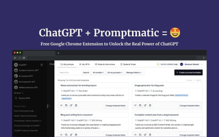 Promptmatic for ChatGPT screenshot