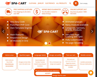 SPA-Cart screenshot