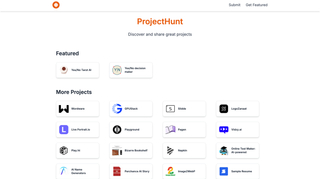 ProjectHunt screenshot