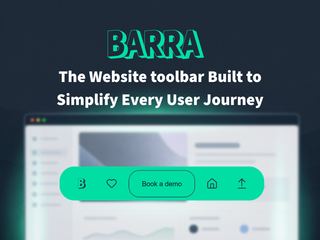 Barra : Website Toolbar Built to Improve Conversion rate by simplifying UX screenshot