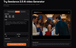 Seedance 2.5 screenshot