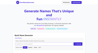 OmniNameGenerator screenshot