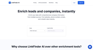 Linkfinder AI screenshot