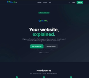 SiteMd screenshot