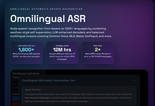 Omnilingual ASR screenshot