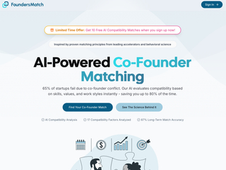 Founders Match screenshot