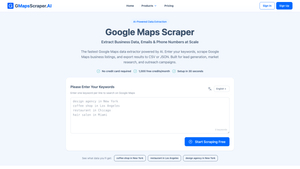 GMapsScraper.AI screenshot