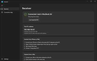 Castpane screenshot