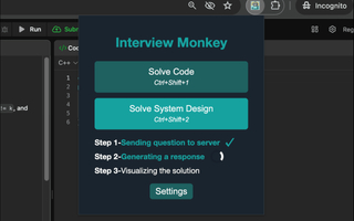 Interview Monkey AI screenshot