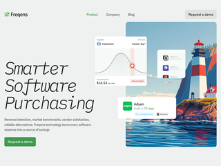Freqens : Intelligent Platform for Software Purchasing screenshot