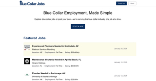 BlueCollarJobs.com screenshot