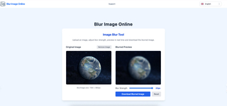 Blur Image Online screenshot
