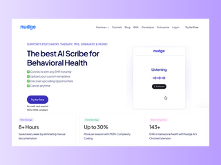 Nudge AI: Ambient AI Scribe for Healthcare screenshot