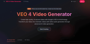 VEO 4 Video Generator screenshot