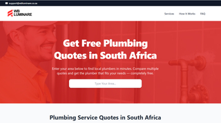 Get Free Plumbing Quotes in South Africa screenshot