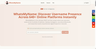 whatsmyname screenshot