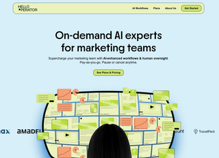 Hello Operator – Less Manual. More Impact. screenshot