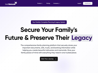 BestFarewell : Family Estate Management System screenshot