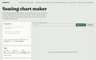 SeatSolver screenshot