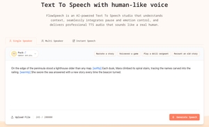FlowSpeech screenshot