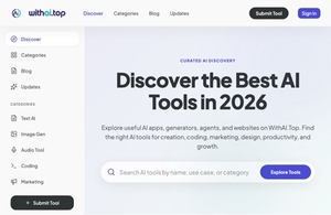 WithAI.Top - AI Tools Directory screenshot