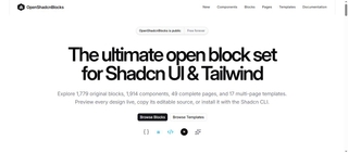 Open ShadcnBlocks screenshot