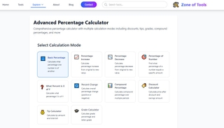 Percentage Calculator screenshot
