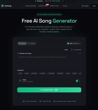 GenSong screenshot