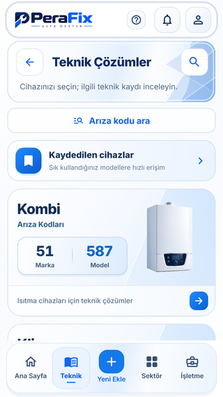 PeraFix Usta Destek screenshot