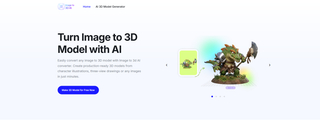 Image to 3D AI screenshot