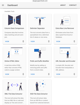App Support Tools screenshot