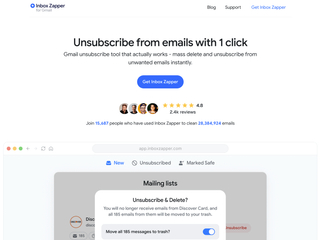 Inbox Zapper screenshot