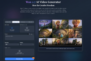 Wan 2.7 AI screenshot