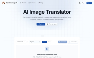 TranslateImage AI screenshot