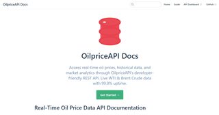 OilPrice API screenshot