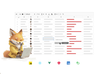 Jspreadsheet screenshot